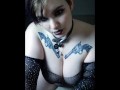 chubby goth makes you cum hard but only when she says so