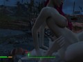 Got pregnant from a passerby right on the road | Fallout Porno