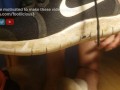 Sweat dripping dirty socks, shoes, soles, ASMR, jog in heat