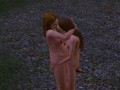 Fatty works as a prostitute. Lesbian on the street | 3D game, 3DCG, Adults