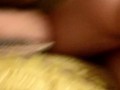 Milf in fishnet stockings takes my dick