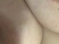 Blowing Smoke On My Big Natural Titties 