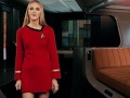 Blonde Yeoman Star Trek Cosplay Does Anal and Cums on the USS Enterprise