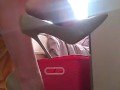 Sexy shoeplay with dipping and dangeling