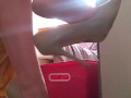 Sexy shoeplay with dipping and dangeling