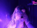 Neon UV Paint Sploshing! Blacklight Synth Rave Music Video