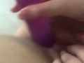 Young amateur couple use sex toys 