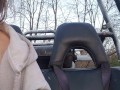 Made my pussy cum while out on a gokart ride