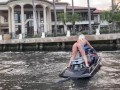 Public Pussy Eatting on Jetskis