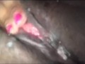 Intense Genuine Ebony Teen Orgasm
