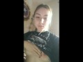 Some videos of me showing off my petite tits and nipples :)