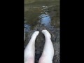 Squishing Mud Between my Toes in a Mountain Stream Bed
