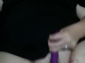 BBW MILF Lizzie Belle cums on her toy!