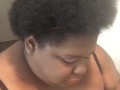 EBONY BBW EATS PASTA DINNER