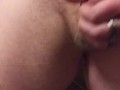 Horny Little Dick Masturbates in front of Woman