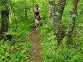Desperate Outdoor Piss In My Purple Dress