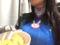SFW [ASMR] Intense Mouth Sounds Mic Nibbling DVA cosplay