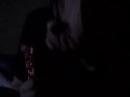 Wife eats fruit roll up off big dick