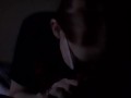 Wife eats fruit roll up off big dick