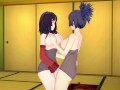 [Naruto]Kurenai x Anko(3d hentai)