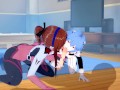 [Evangelion]Mari and Rei Threesome(3d hentai)