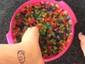 Messy squishy foot play