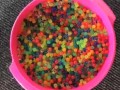 Messy squishy foot play