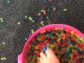 Messy squishy foot play