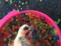 Messy squishy foot play
