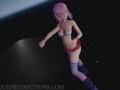 MMD SFW Pink Misaka - Donut Hole 1085