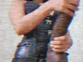 DOMINAFIRE: A teaser on how I stroke my black dong for you.