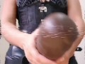 DOMINAFIRE: A teaser on how I stroke my black dong for you.