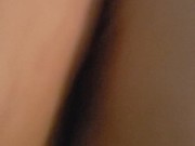 Fingering my BBW wife's tight pussy.  Panties moved down 