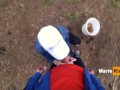 Public blowjob pov in forest, we were nearly caught, outside cumshot mouth