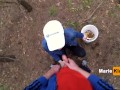 Public blowjob pov in forest, we were nearly caught, outside cumshot mouth