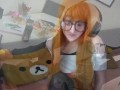 Persona 5 Futaba Sakura Deepthroat Blowjob + Creampie Cosplay