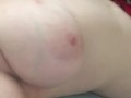 Pale Chubby Moaning Babe Masturbates In Bed