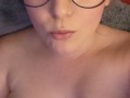 SELFIE JOI Caught step sister naked & horny BEGS FOR COCK AND CUM  ASMR