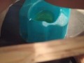 Kinky milf pee to potty......