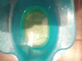 Kinky milf pee to potty......