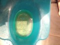 Kinky milf pee to potty......