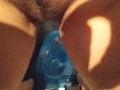 Kinky milf pee to potty......
