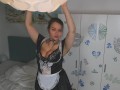 Stucked Maid got a Hard Cock in her Big Ass as a Tip