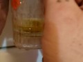 Wife pees in glass, I drink it.