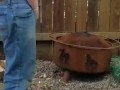 Side view pissing through backwoodsmechanic pants.  Then cum