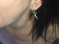 Dangly Earrings, Amazing Body & Tits - Passionate Fuck Ends with Cum on Ass