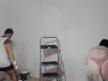 The house painter casts a spell on the milf