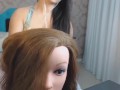 SFW [ASMR] Escovando os Cabelos | Brushing Hair | mexendo no cabelo |