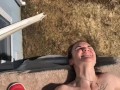 Hot Milf Fucked Outdoors On Roof