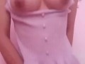 busty asian teen wanting to bounce on daddys cock